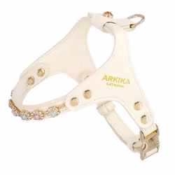 ARKIKA Luxury Gemstone Harness, Creme