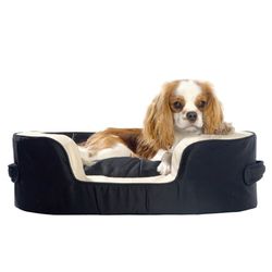 Anthon Dog bed - Black/Beige 90x68cm