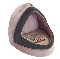 Pet Cradle - Soft Pink/Taupe