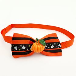 Halloween Bow, Pumpkin Ghost