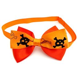 Halloween Bow, Pirate Skull