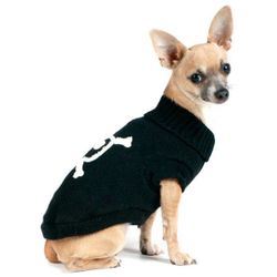 Pullover w White Skull