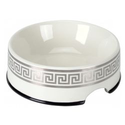 Chacco Porcelain Bowl Cairo White/Silver