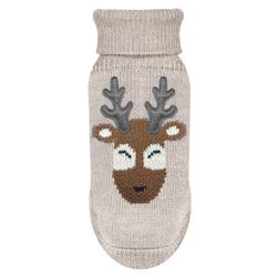 Sweater Santa Deer - Beige