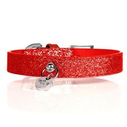 Milk & Pepper Hundhalsband, Stardust Red