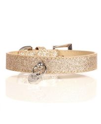 Milk & Pepper Hundhalsband, Stardust Gold