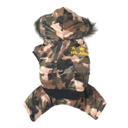 Light Padded 4-legged Camo Coat