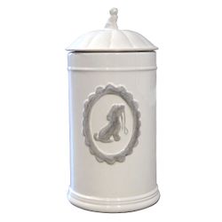 Food/Snack Jar Porcelain White 11,5x21x5cm