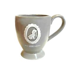 Porcelain Mug Taupe 8,5x10cm