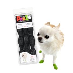 PAWZ DOG BOOTS COLOR TINY BLACK
