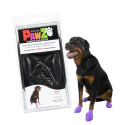 PAWZ DOG BOOTS COLOR L BLACK