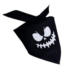Halloween Bandana Scary Pumpkin Face