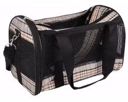 Transportväska Beige Checker