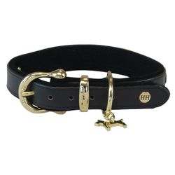 Happy House Collar Saddle leather Luxury Black