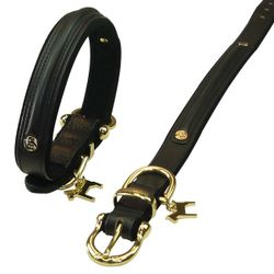 Happy House Collar Saddle leather Luxury Black