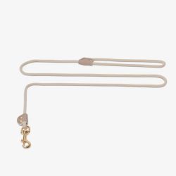 Exclusive Naval Rope Leash Beige/Gold