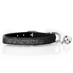 Milk & Pepper Katthalsband Stardust Black