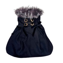 Vanja Wool Coat w fur collar