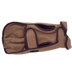 Double Layer Fleece Coat, Camel Beige