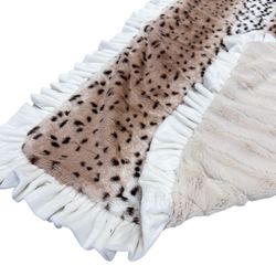 Luxury Cuddle Blanket Ice Leopard, Volang