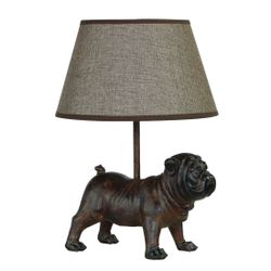 Lamp Brown Bulldog