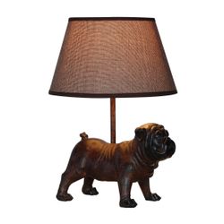 Lamp Brown Bulldog