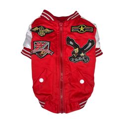 Dog racing coat, Red