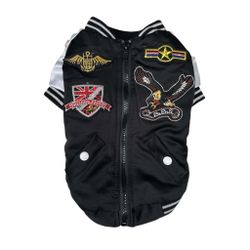 Dog racing coat, Black