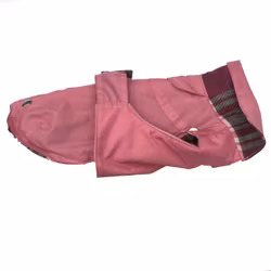 Trench, Detachable sheep like fur lining - Pink