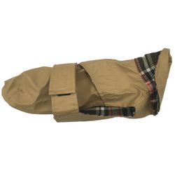 Beige Oilskin Like coat - Waterproof
