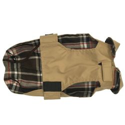 Beige Oilskin Like coat - Waterproof