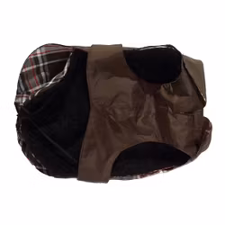 Pug/Fr.Bulldog Brown Trench w. detachable lining