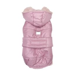 Quilted dog coat, Soft Pink