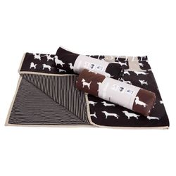 Fleece Blanket w Dog Print