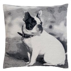 Cushion Cover French Bulldog  Looking to the Right