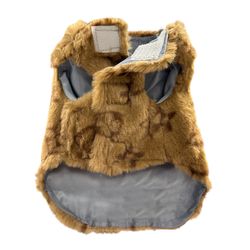 Fashion Fluffy Vest Brown