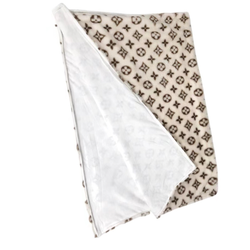 Fashion Fluffy Blanket Beige, Large
