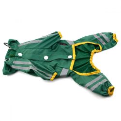 Light Reflective Raincoat 4-legged, Green