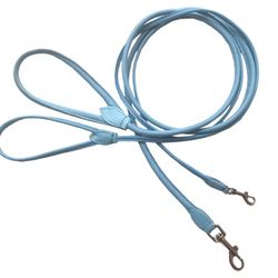 Round Leash Baby Blue chrome 10mm