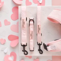 Cocopup London Pink Heart Hundkoppel