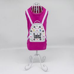 Chewy Vuiton Sweater Hot Pink