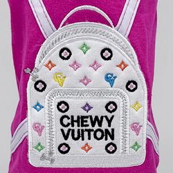 Chewy Vuiton Sweater Hot Pink