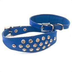 Nina Crystal Collar Blue