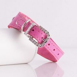 Nina Crystal Collar Pink