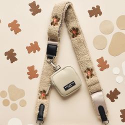Cocopup London Bag Strap Theo Embroidered Teddy