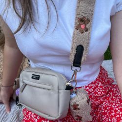Cocopup London Bag Strap Theo Embroidered Teddy