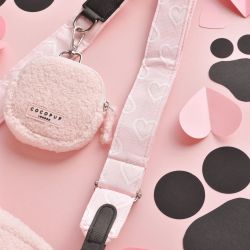 Cocopup London Bag Strap Pink Heart