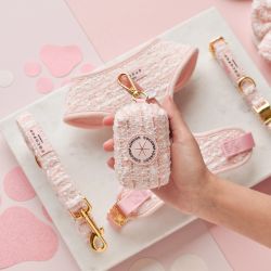 Cocopup London Bajspåsehållare Pink Tweed