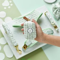 Cocopup London Bajspåsehållare Tweed Matcha