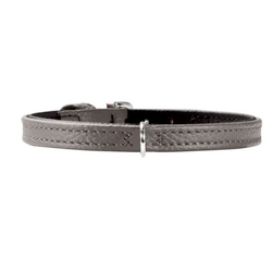 Hundhalsband Nappa Tiny, Grey